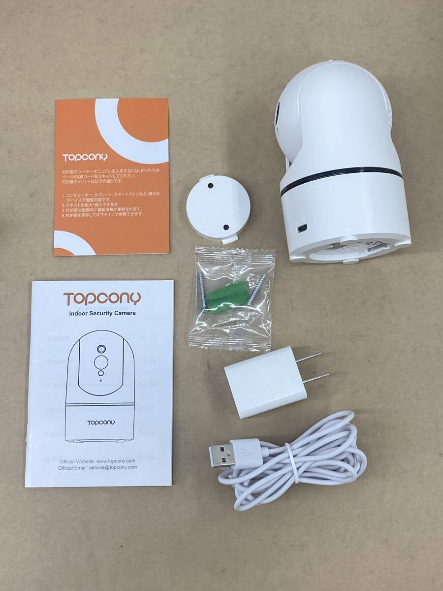 ★R362 / 中古品 TOPCONY Indoor Security Camera ★ _画像7