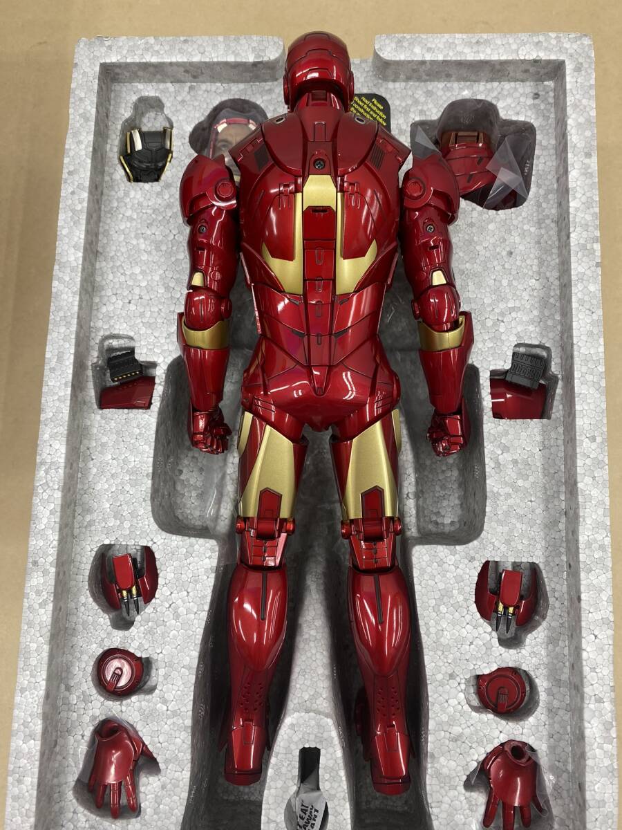 ★R375 / 開封品 MARVEL MOVIE MASTERPIECE SERIES DIECAST IRON MAN MARKⅢ MMS 256 D07 1/6スケール フィギュア ★_画像8