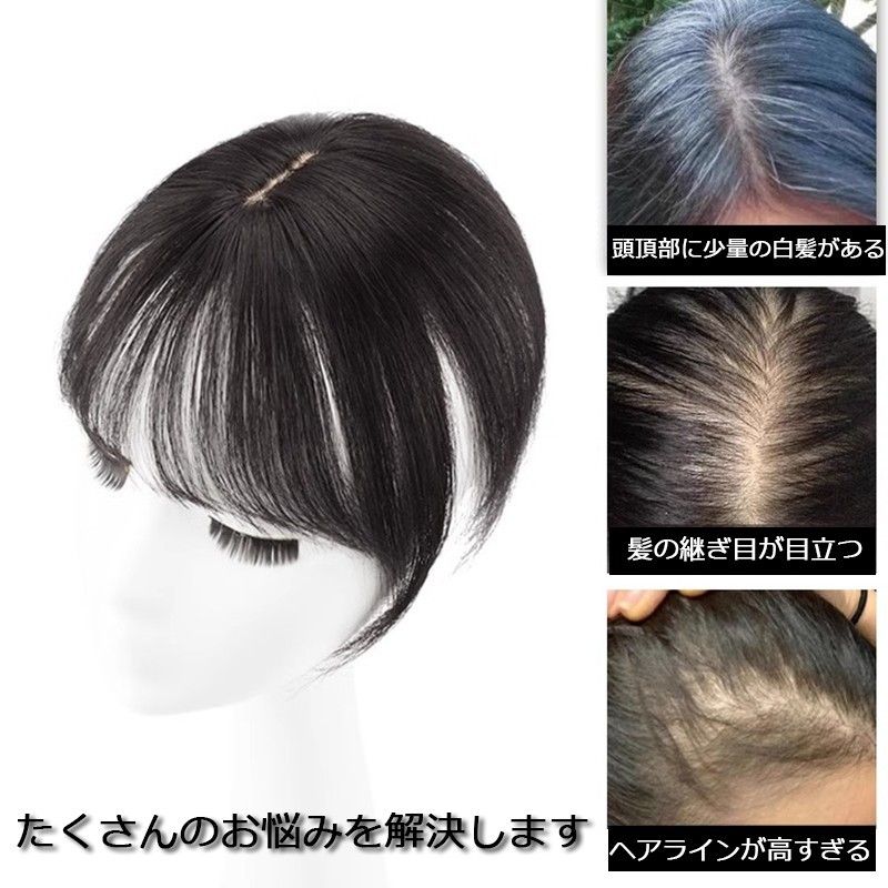 かつら前髪ウィッグ 人工毛前髪 ワンタッチ 前髪ウイッグ 前髪ヘアエクステンション前髪ピース