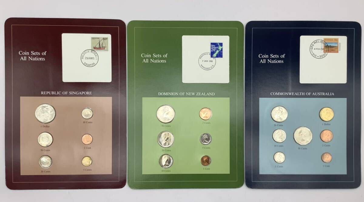 9枚まとめ フランクリンミント Coin Sets of All Nations 世界の国々のコインセット プルーフ_画像6
