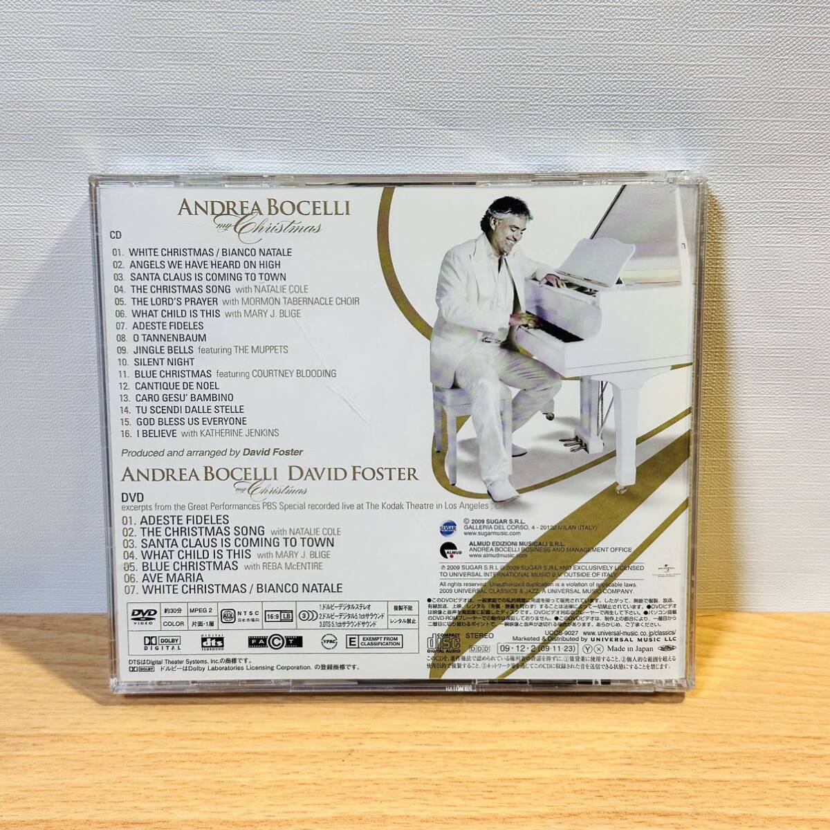 生産限定盤 CD＋DVD 帯付き アルバム Andrea Bocelli アンドレア・ボチェッリ / マイ・クリスマス MY CHRISTMAS クリスマスソング_画像2