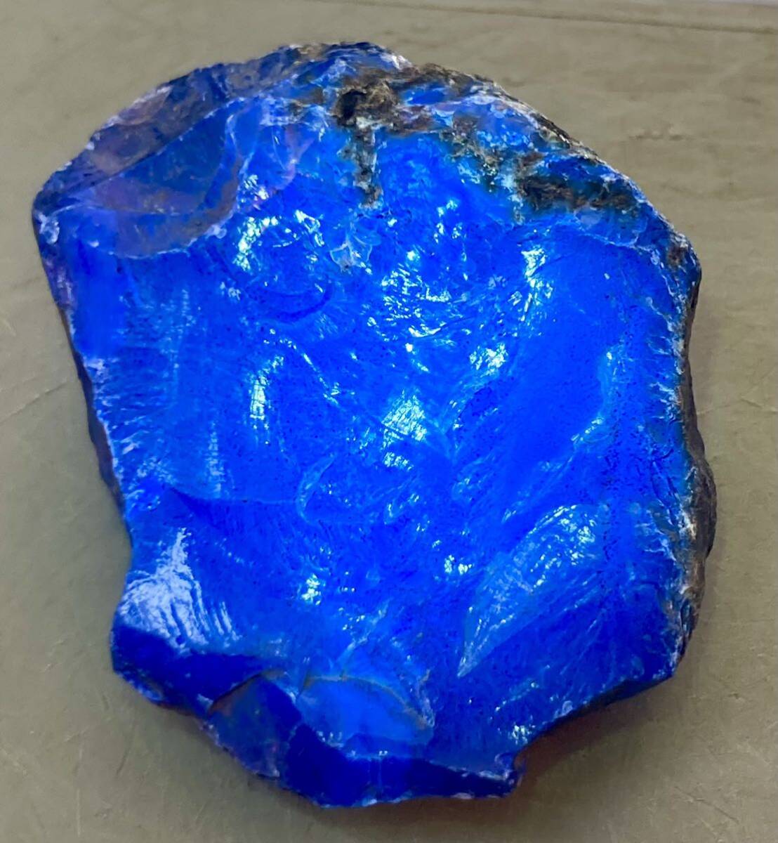  Indonesia sma тигр остров производство натуральный голубой янтарь необогащённая руда 36.46g красивый ^ ^