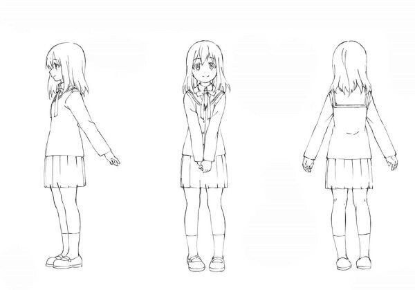 12枚 　設定資料集　ステラ女学院高等科C3部　　/ 検: セル画　アニメスタッフ用制作素材　settei_画像1