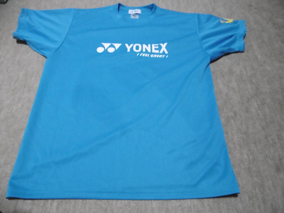 ★YONEX/ヨネックス★半袖ウエア  VERY COOL ブルー系  サイズ：Lの画像1