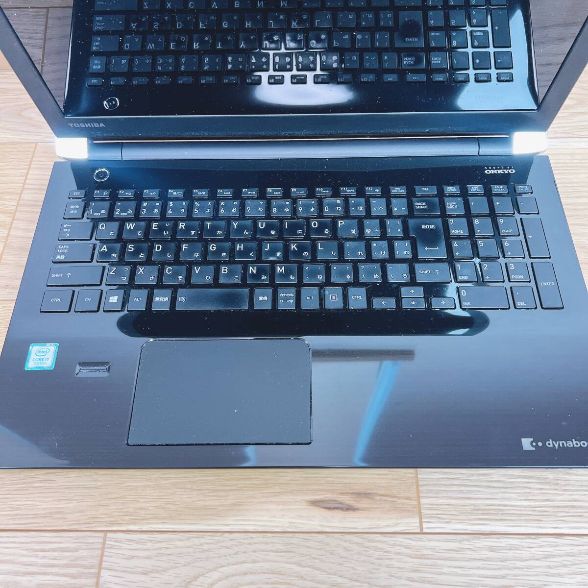 Kt[ Junk ] Toshiba dynabook T75/CB black i7-7500U 2.70GHz OS less laptop electrification OK part removing 1 jpy start 