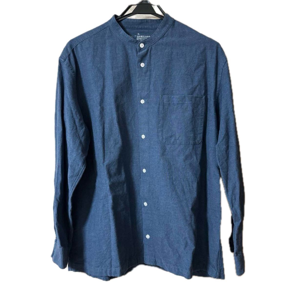 【最終値下げ】無印良品 長袖シャツ XL ブルー