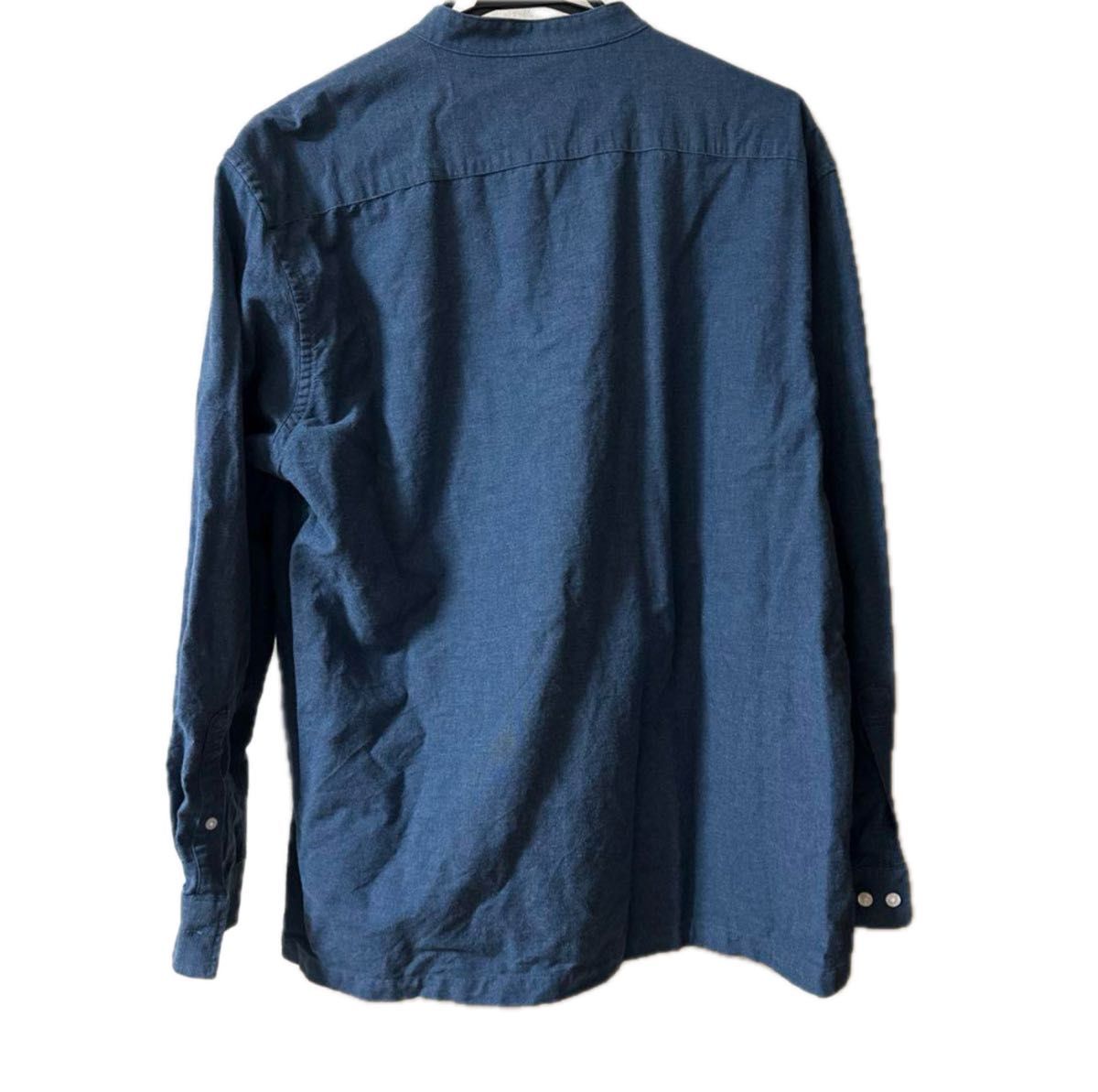 【最終値下げ】無印良品 長袖シャツ XL ブルー