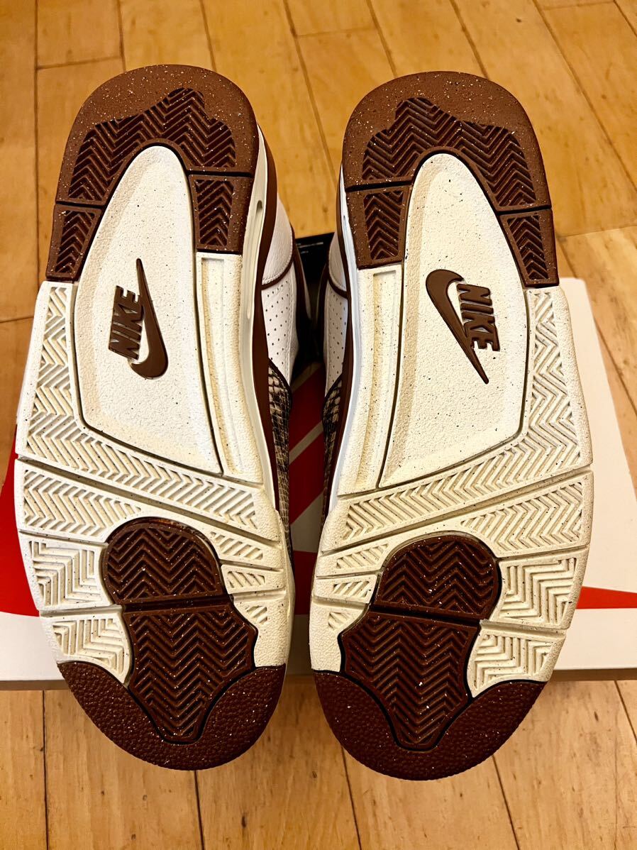 Stussy × Nike Air Flight 89 Low SP White and Pecan ステッカー付き エアフライト ステューシー_画像5