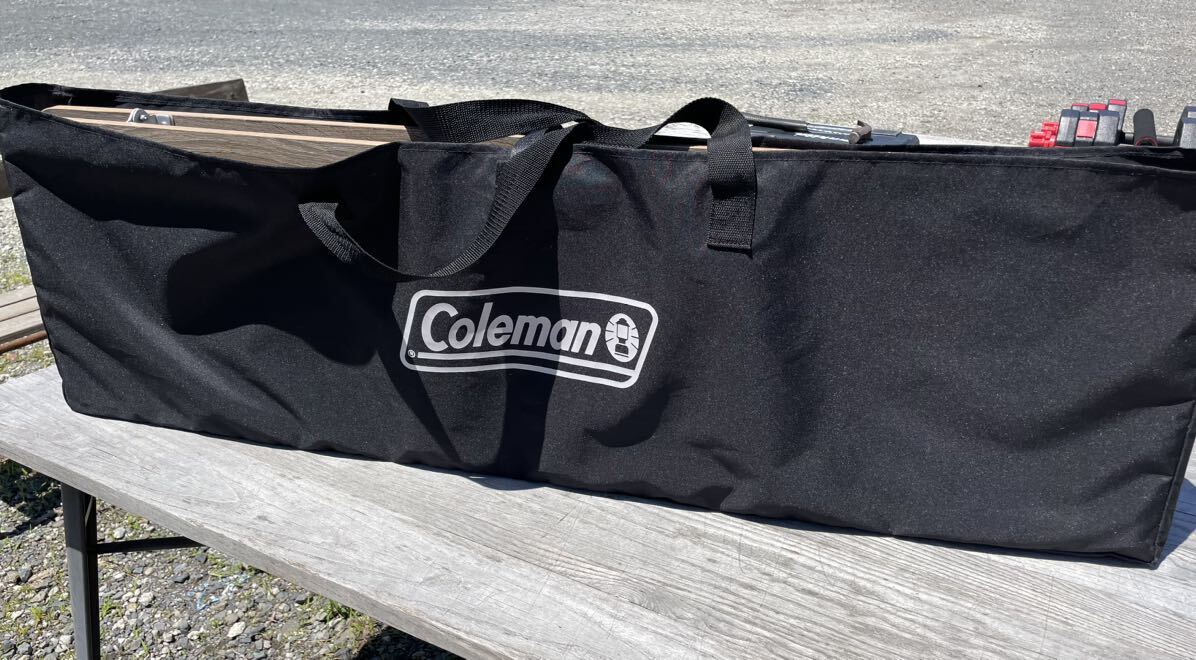 中古品☆Coleman コールマン フォールディングリビングテーブル 120 2000034610 アウトドア キャンプ レジャー _画像10