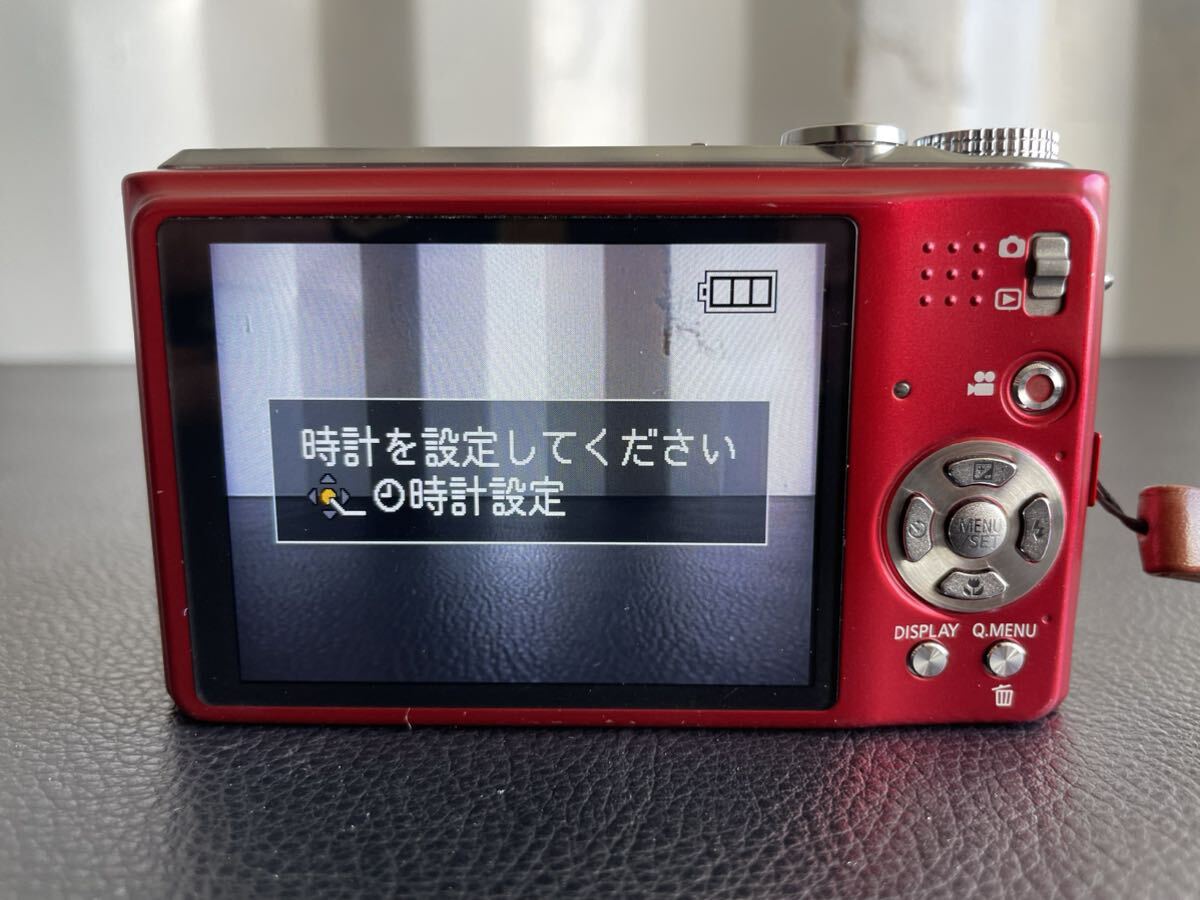 中古品☆パナソニック デジタルカメラ LUMIX1010万画素 光学12倍ズーム DMCTZ7A DMC-TZ7-R 動作確認済み ケース付き_画像6