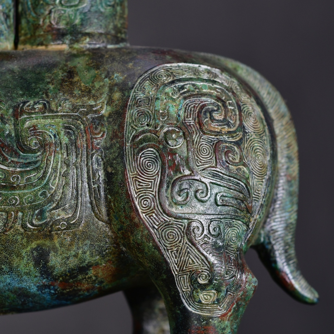 旧藏 青銅器 中国春秋戦国時代の青銅銘文牛尊です 時代物 中國古 旧藏 青銅器 中国春秋戦国時代の青銅銘文牛尊です 時代物 中國古