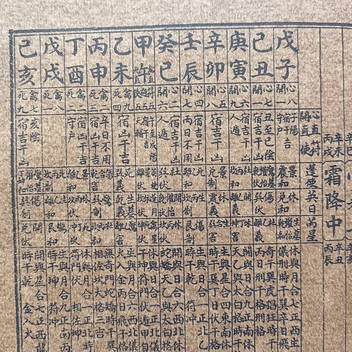 旧蔵 清代 中国の占術 風水地理 易学 『遁甲符應経』 古文書 旧蔵 清代 中国の占術 風水地理 易学 『遁甲符應経』 古文書