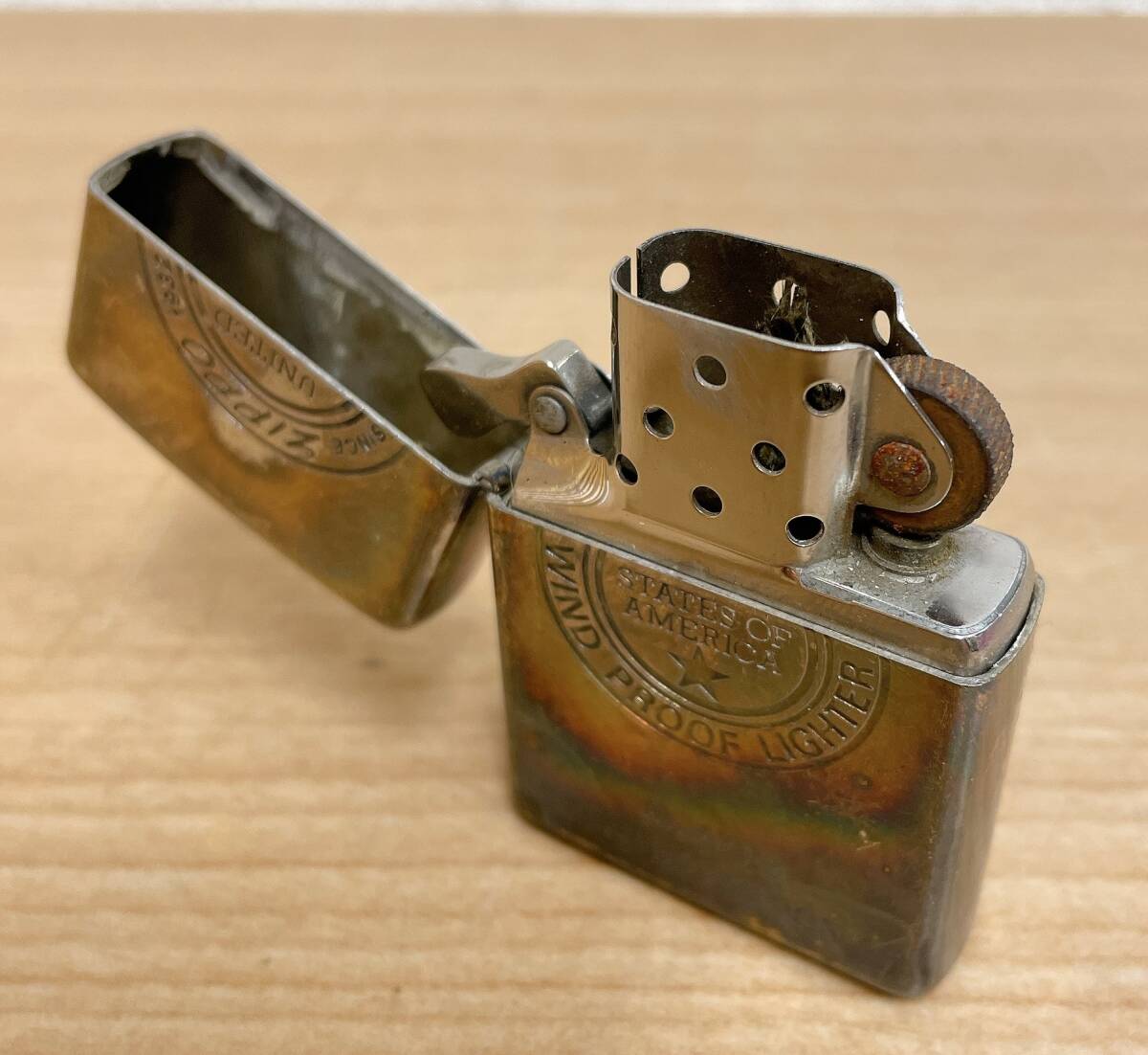 ☆【ZIPPO◆ジッポー 1994年製 真鍮ライター】アンティーク /コレクション /オイル式ライター /喫煙具 /A65-205_画像3