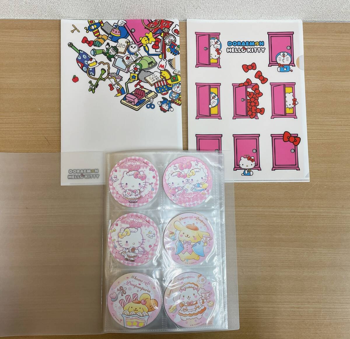 [ Sanrio character Mini clear file ] anime goods seal file sanrio Hello Kitty Pom Pom Purin /S65-283