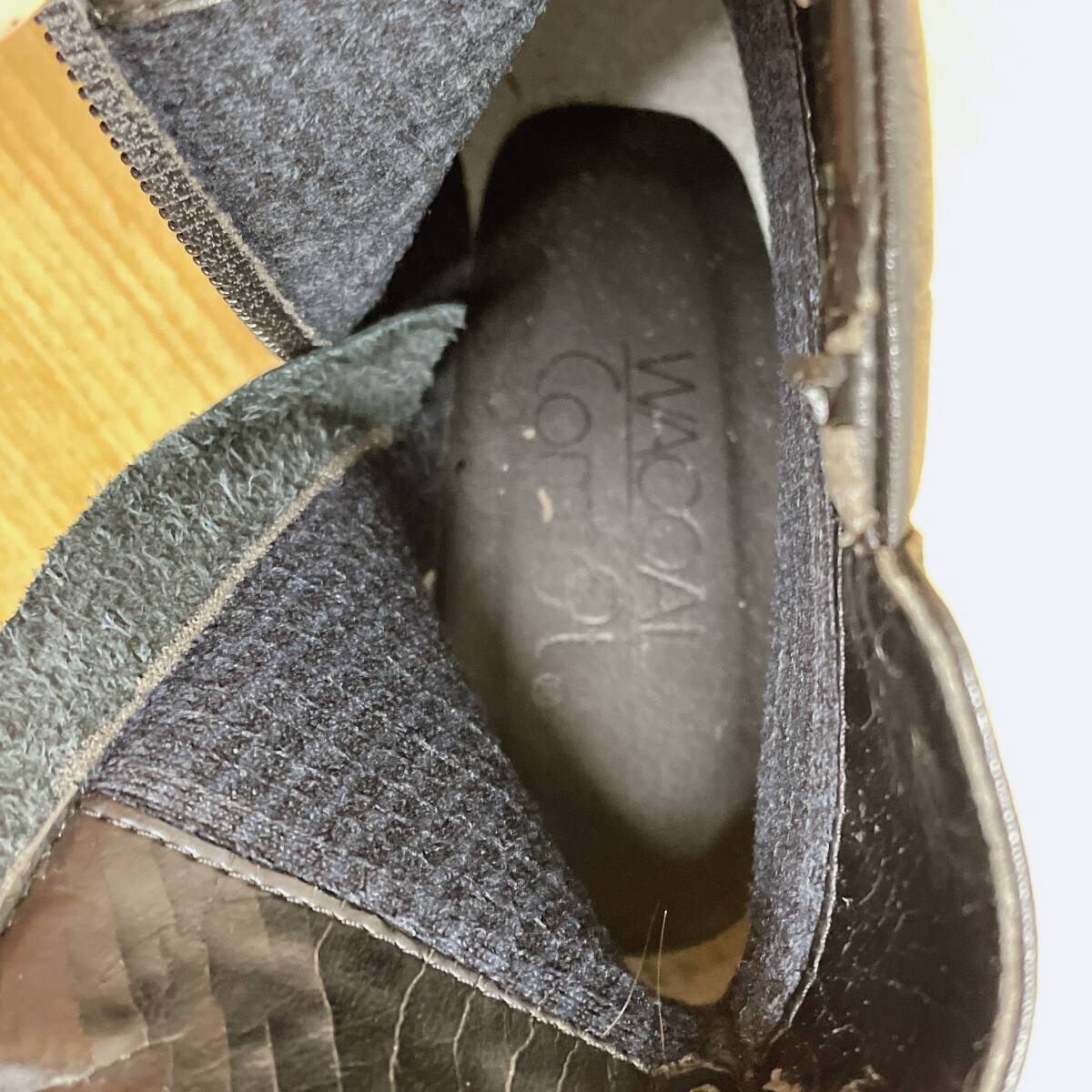 【★菊地武男の靴 ブーツ レディース 23ｃｍEEE】ブラック/革製品/日本製/Z65-124_画像7