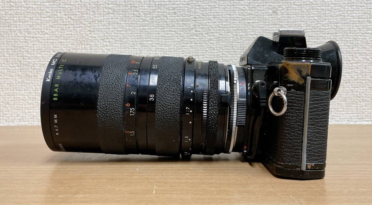 【タムロン OM-2 フィルムカメラ・レンズ・ストロボなどまとめて★】現状品/レトロ/収納鞄/S65-084_画像3