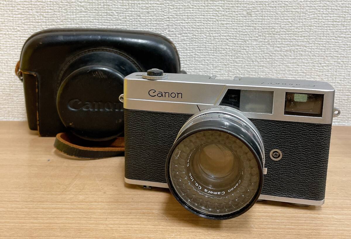 【Canon CANONET キャノン 45mm 1:1.9】フィルムカメラ/レンズ/アウトドア/コンパクト/T65-232_画像1