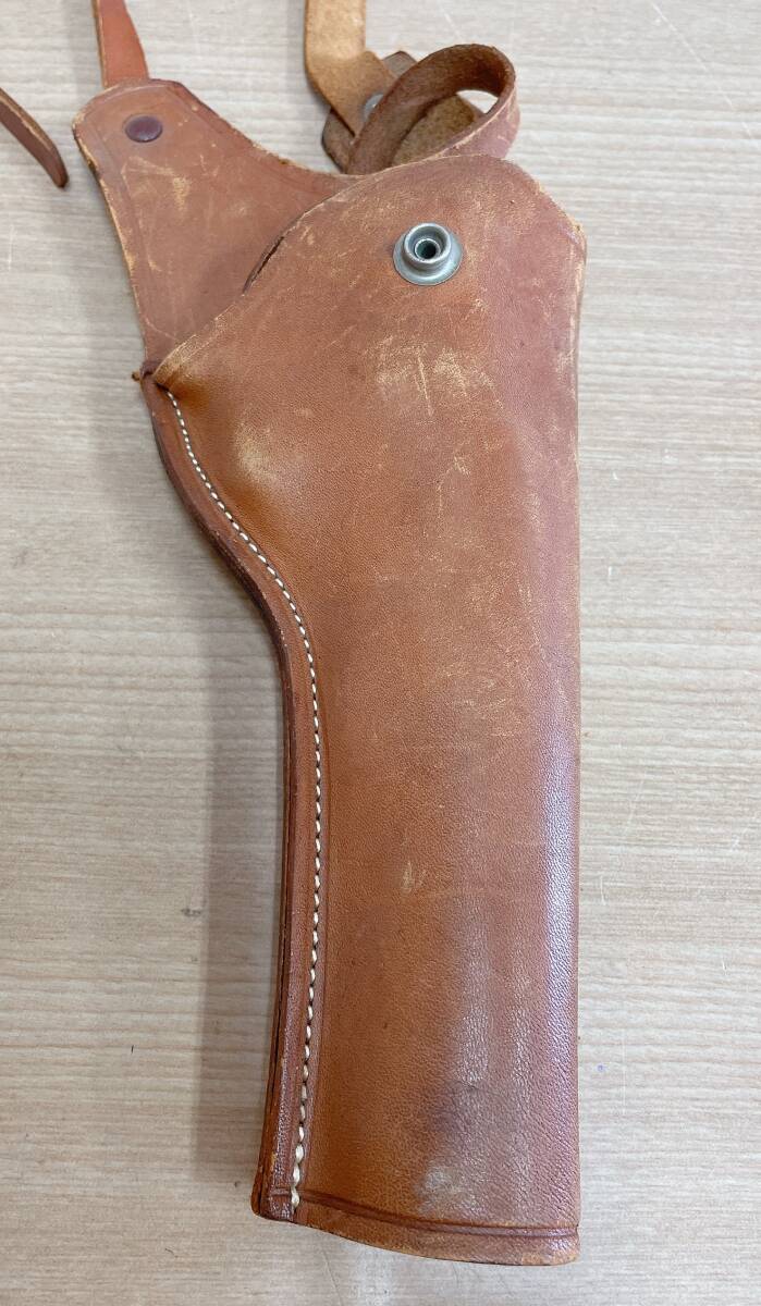 *[MALUGO* Margaux leather shoulder ho ru Star ] military / toy gun / accessory / present condition goods /Y64-340