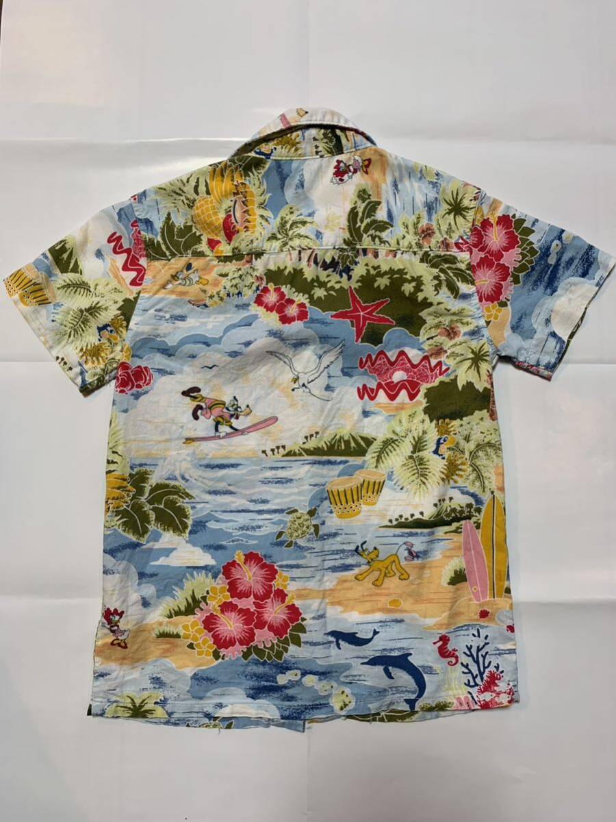 【中古品】キッズ用ディズニーアロハシャツ100_画像3