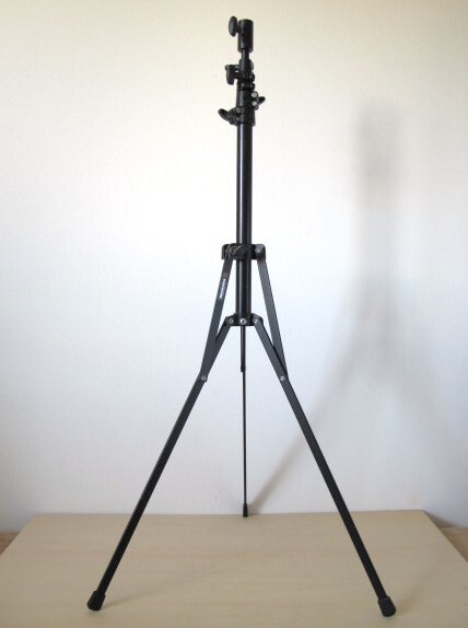 * Manfrotto nano stand light stand aluminium black size changeable compact stand Italy made B-2*