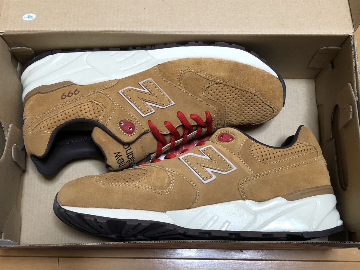 stussy x HECTIC x newbalance ML999 US9.5 27.5cm 新品未使用品_画像1