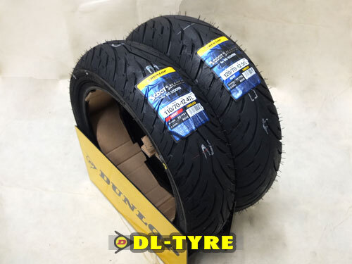 [前後セット] DUNLOP 新品 SCOOTSMART2 110/70-12 120/70-12 [シグナスX SR]_画像1