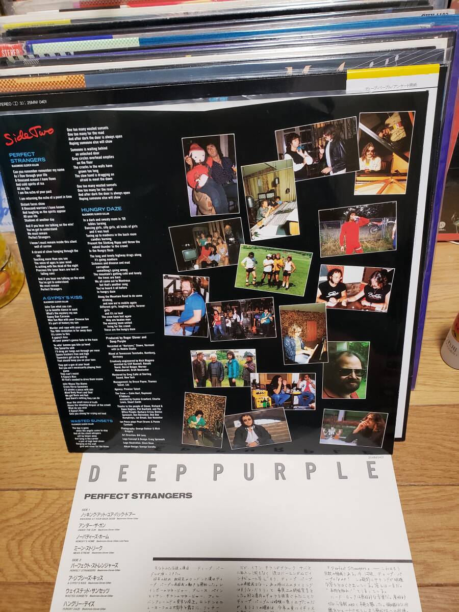 Deep Purple ディープ　パープル　LP ポスター付き　パーフェクト　ストレンジャーズ_画像4