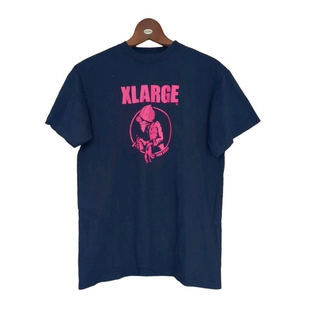 XLARGE メンズ　エクストララージ Tシャツ ネイビー 半袖 M