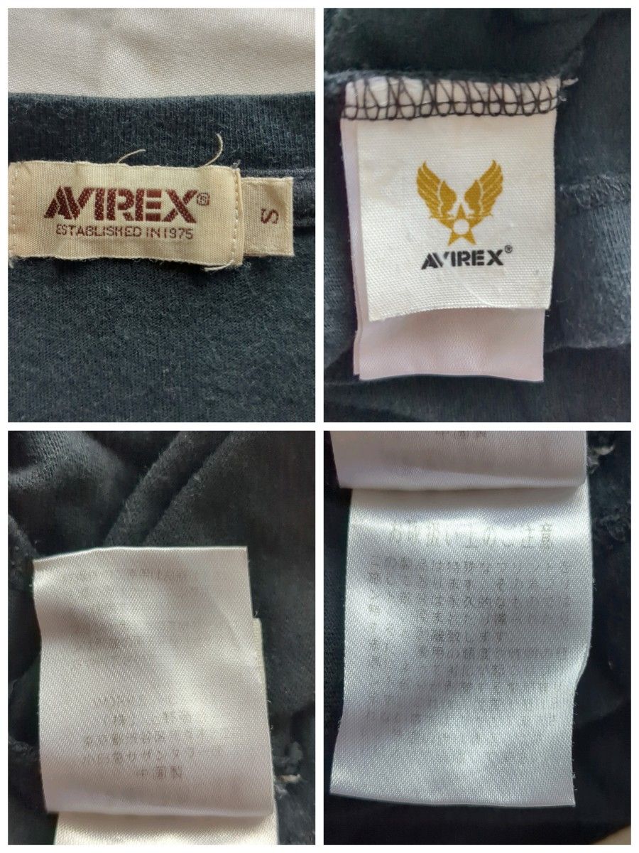 AVIREX Tシャツ２枚　Sサイズ  半袖Tシャツ　ブラック