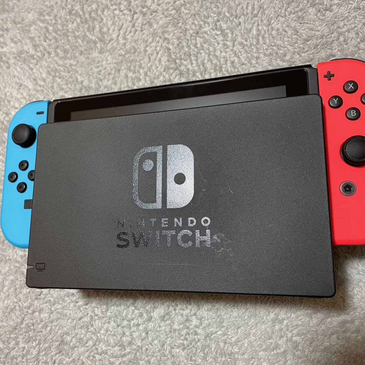 Nintendo Switch スイッチ ニンテンドースイッチ ネオンブルー カラオケマイク　SDカード_画像8