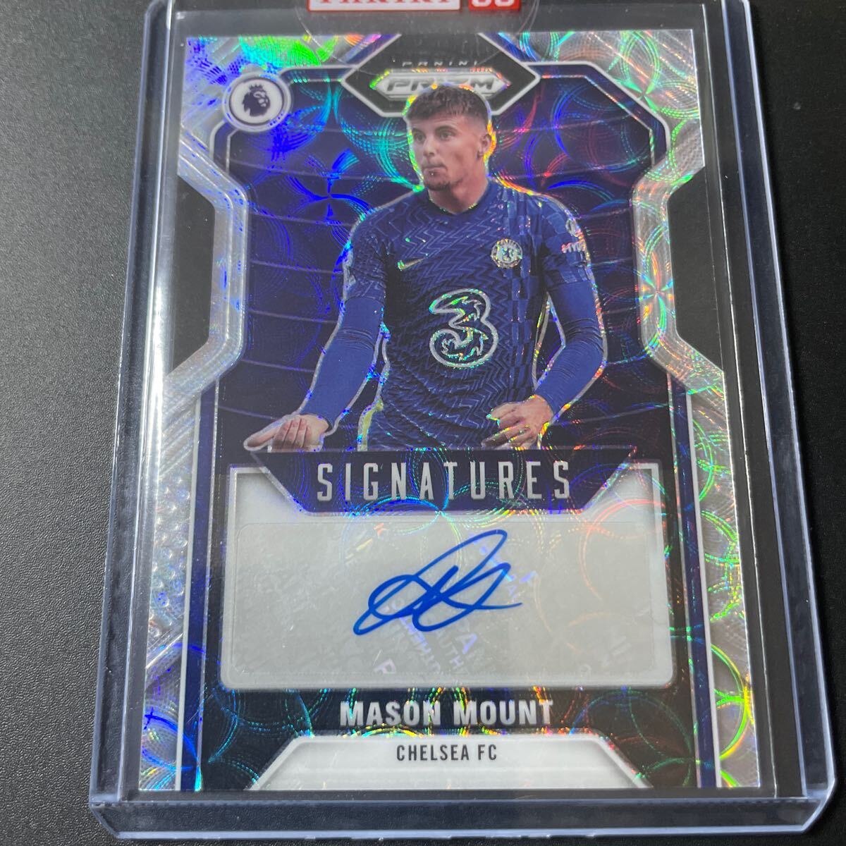 2021 Panini Prizm Premier League Signatures MASON MOUNT Chelsea MANCHESTER Uの画像1