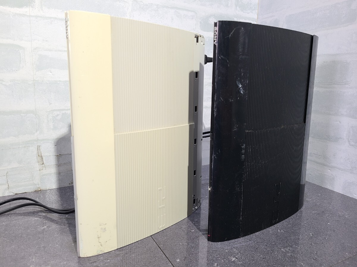 【ジャンク品】管1B169 SONY Playstation3 プレイステーション3 本体 CECH-4000B/CECH-4000C 通電OK 封印シール有り 2台セット