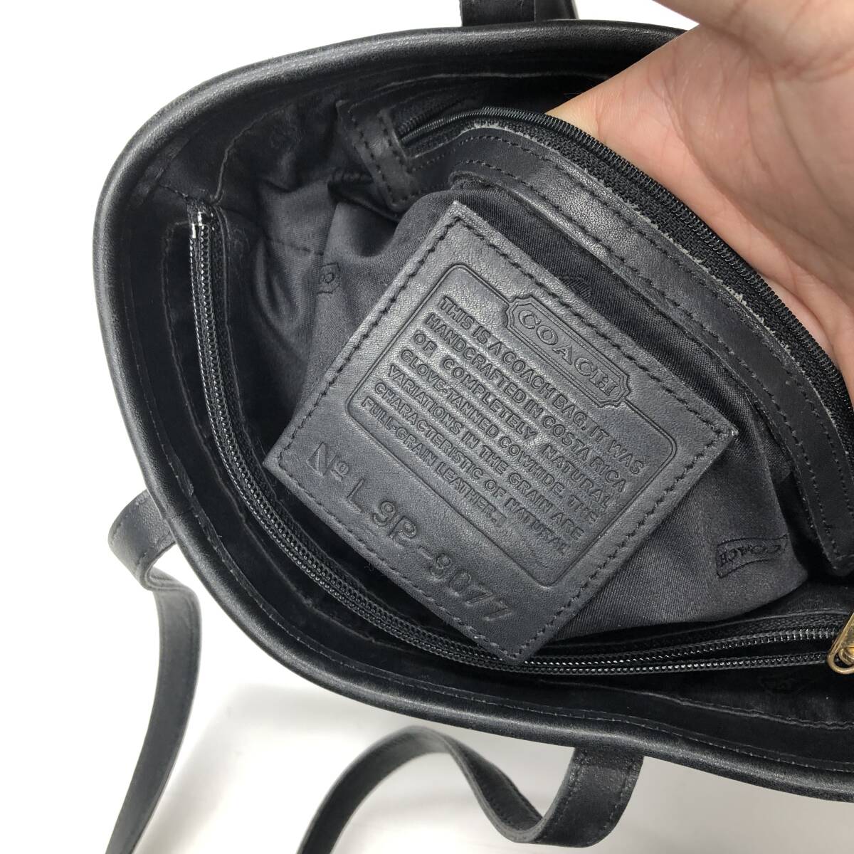 90s OLD COACH オールドコーチ トートバッグ 9077 ブラック 90s OLD COACH オールドコーチ トートバッグ 9077 ブラック