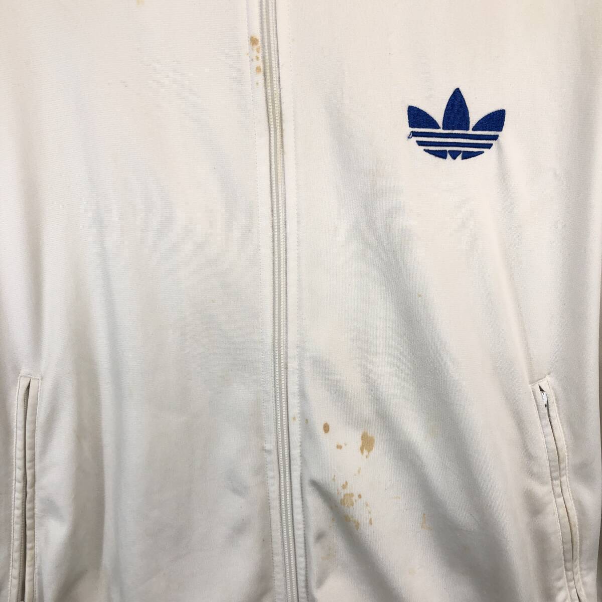 アディダス adidas トラックジャケット ホワイト LサイズvV32678 アディダス adidas トラックジャケット ホワイト LサイズvV32678