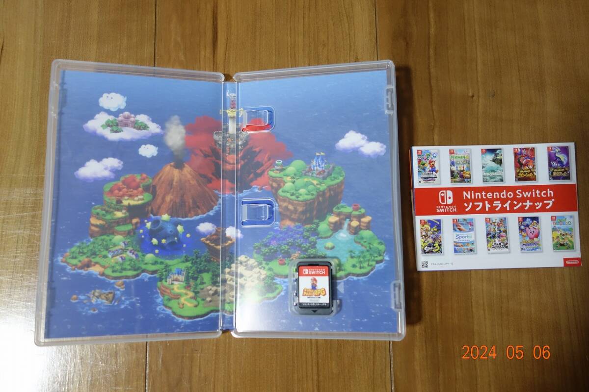 *1 иен старт *.. пачка post бесплатная доставка * Nintendo SWITCH[ super Mario RPG] б/у 