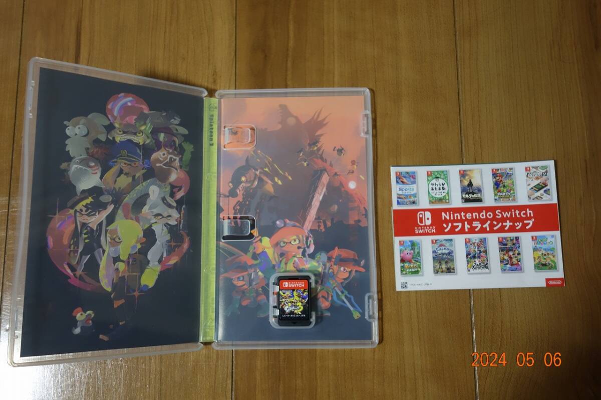 ★1円スタート・ゆうパケットポスト送料無料★ Nintendo SWITCH「スプラトゥーン３」中古の画像3