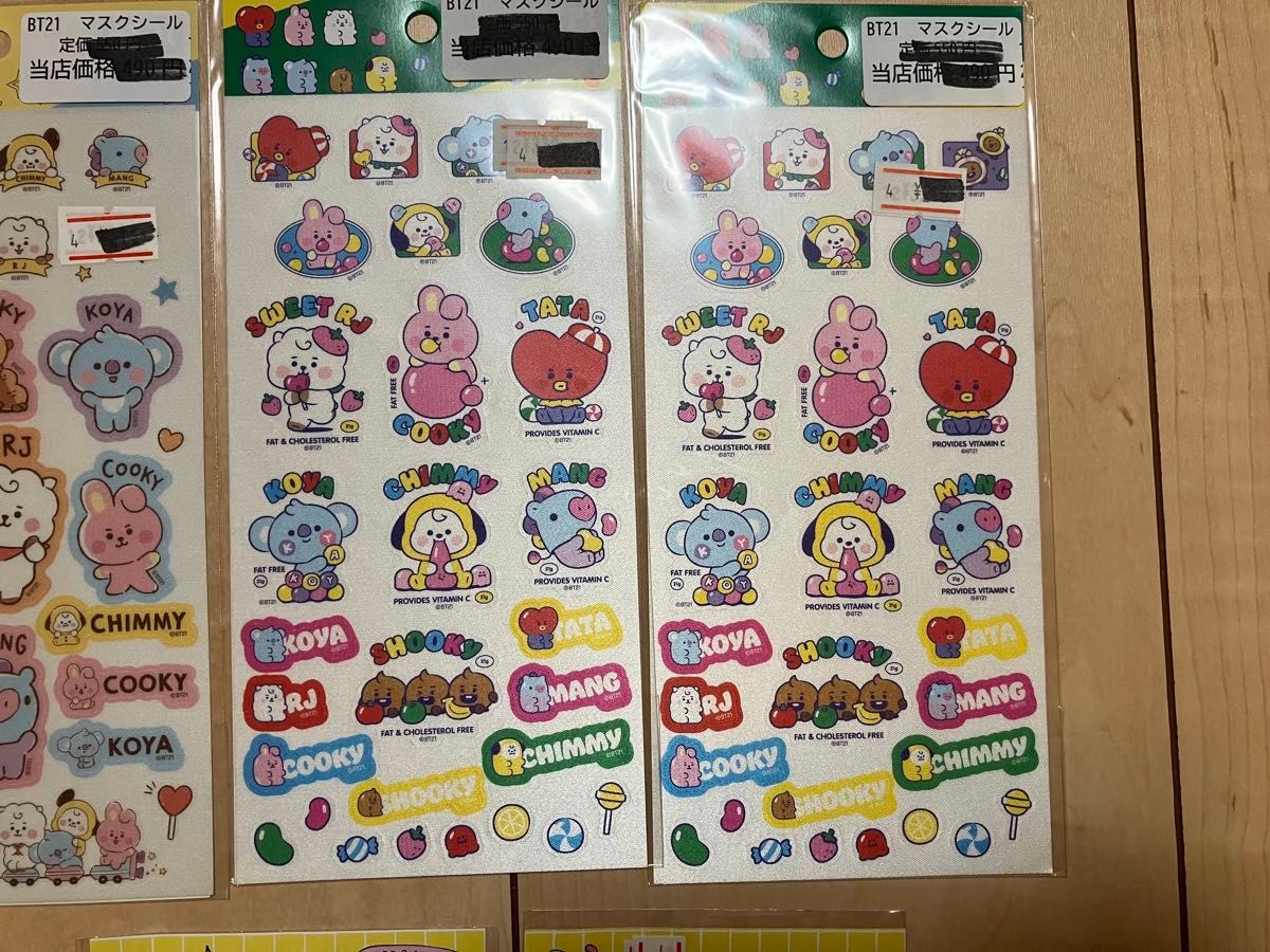 BT21 シール ステッカー セット