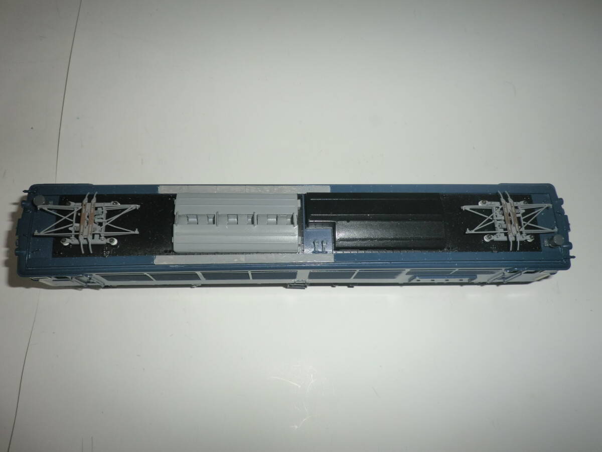 エンドウ EF63 1次形 青色 直流電気機関車 キット組立完成品 動力MPギア 難有品 元箱無しの画像4