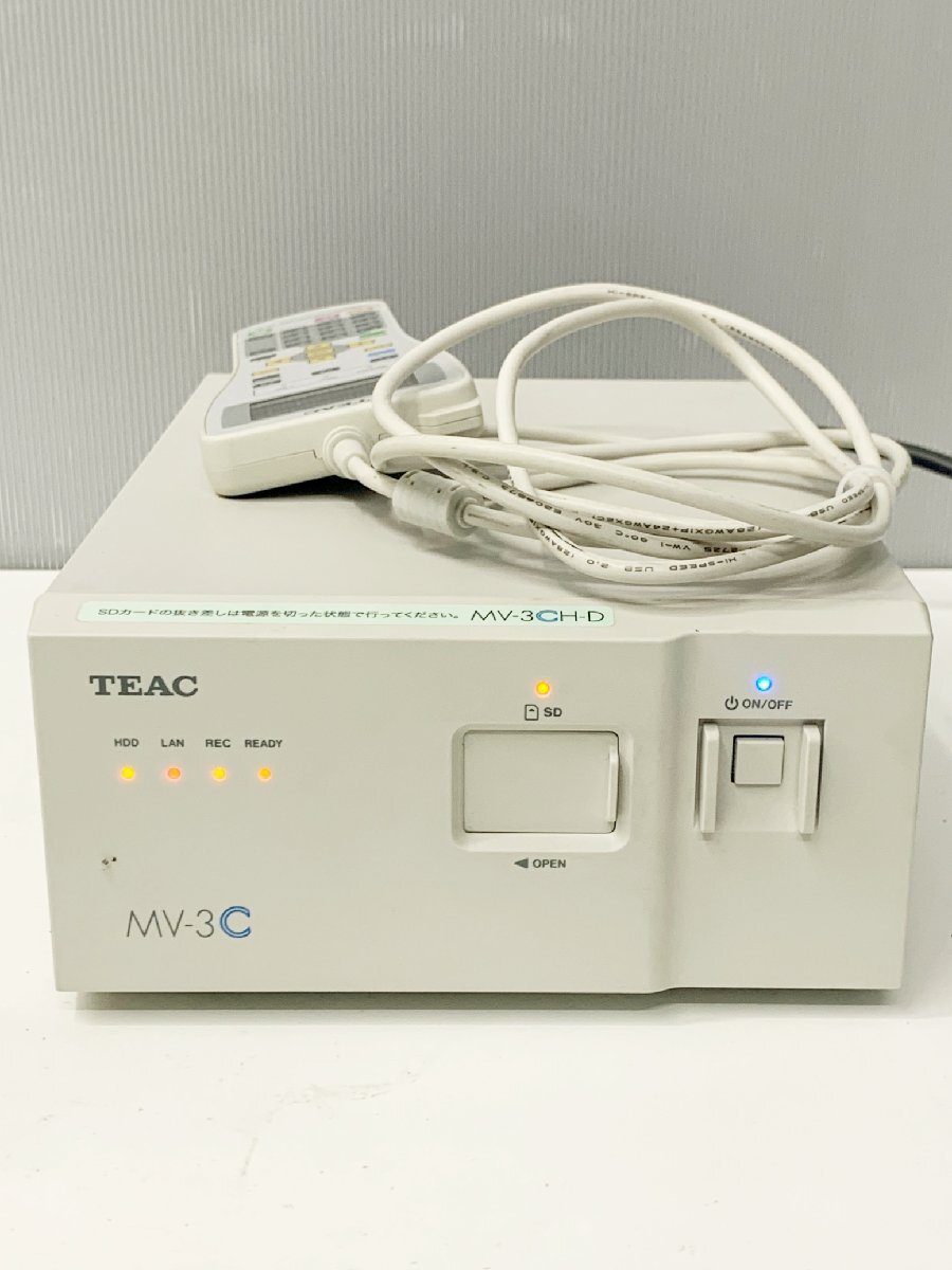 TEAC MV-3C MV-3CH-D 内視鏡 エコー用 VS-3C REMOTE CONTROL UNIT ティアックの画像1