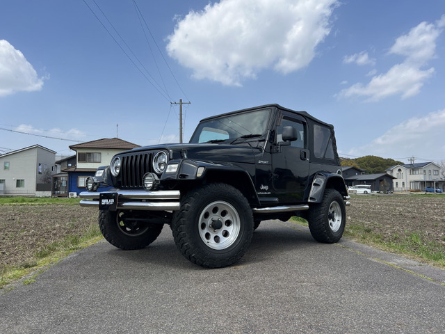 【諸費用コミ】:愛知県★安城市発■ 2003年 クライスラージープ ラングラー スポーツ 4WD 極美車!!文句なしの一台の入_画像の続きは「車両情報」からチェック