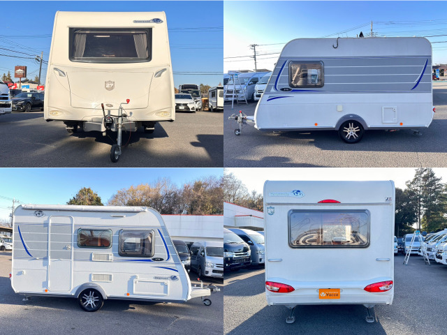 [ various cost komi] repayment with guarantee : camping trailer toligano Emeraude 376V-ED... license unnecessary solar FF toilet 