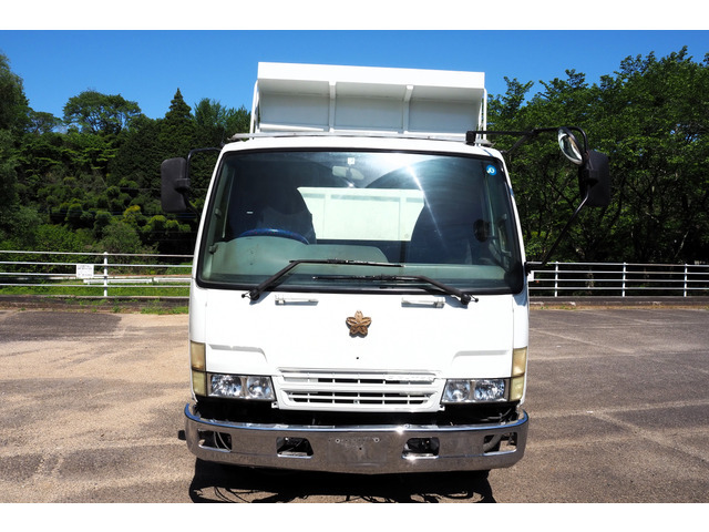 [ various cost komi]: Heisei era 16 year exterior has been finished Fighter Shinmeiwa made stainless steel trim long deep dump double doors loading 3.25t