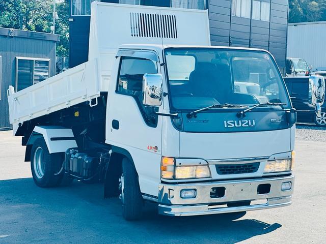 * truck * van great number * sum total 237.9 ten thousand * Heisei era 16 year Elf 3t safety loader dump Hanamidai foglamp clutch free attaching 