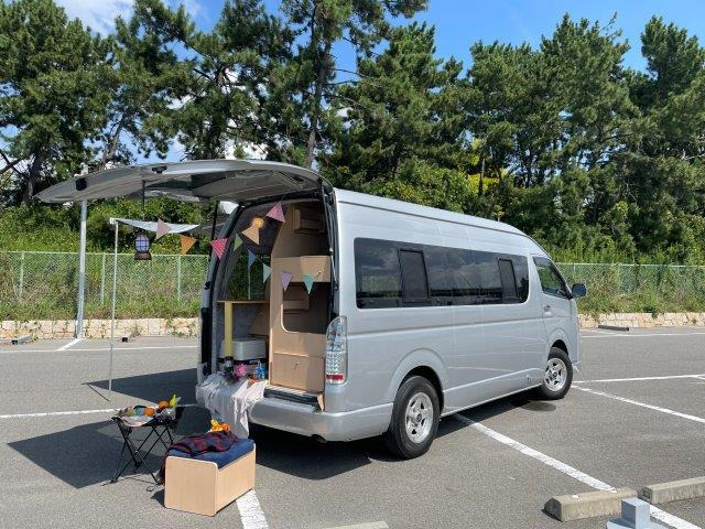 [ various cost komi]:* Osaka used car sale * Heisei era 19 year Toyota Hiace van all in [ camping specification ] equipment * function completion!