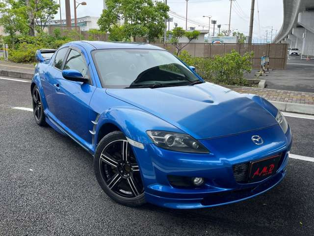 【諸費用コミ】:★中古車★愛媛県発★ マツダ RX-8 ベースモデル フロントエアロ リヤスポイラ_画像の続きは「車両情報」からチェック