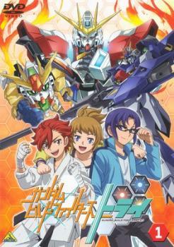 ガンダムビルドファイターズトライ 1(第1話～第2話) レンタル落ち 中古 DVD_画像1