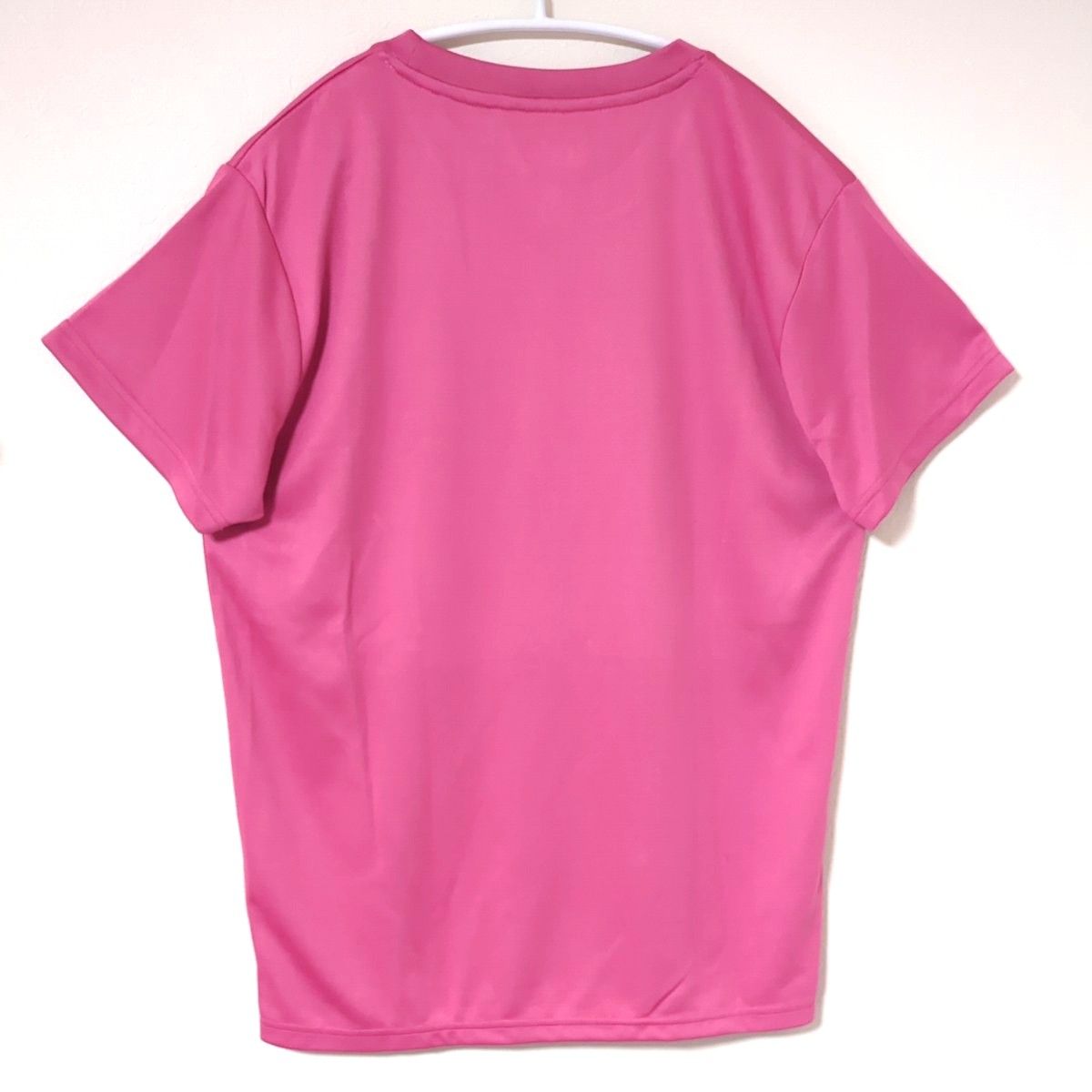 【新品】タグつき　ミニーマウス　メッシュ半袖Tシャツ　サイズM　ピンク　スポーツウェア　トレーニング　吸水速乾　UVカット　通気性