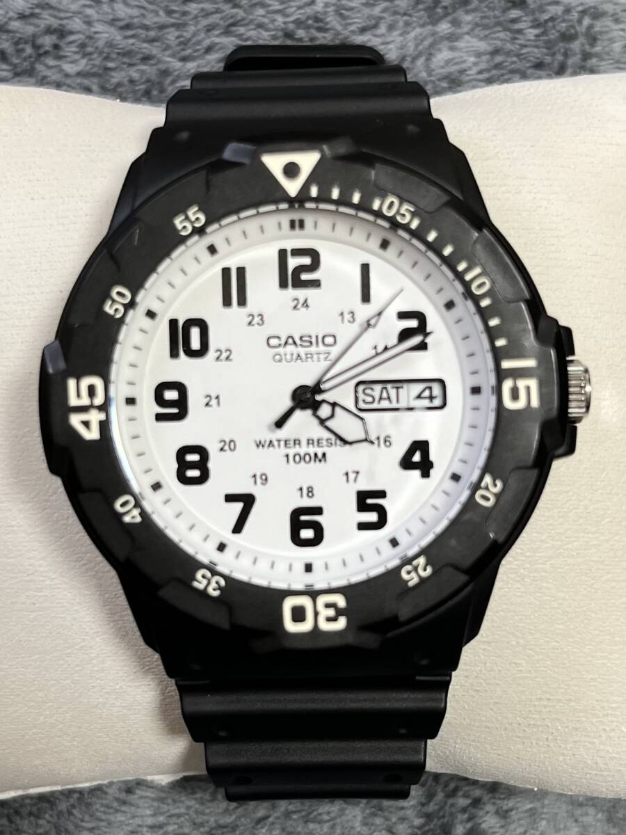 CASIO Casio мужской MRW-200H [ работа товар ] батарейка новый товар 