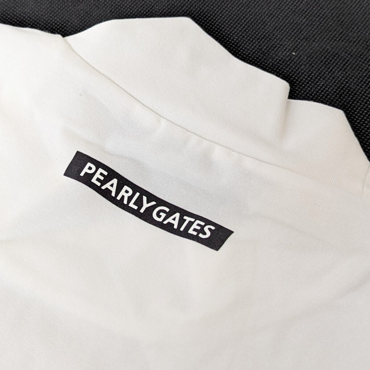 ★新品正規品 PEARLYGATES/パーリーゲイツ ソルディーフェンダー 半袖ハイネックカットソー size6(LL) 日本製の画像7