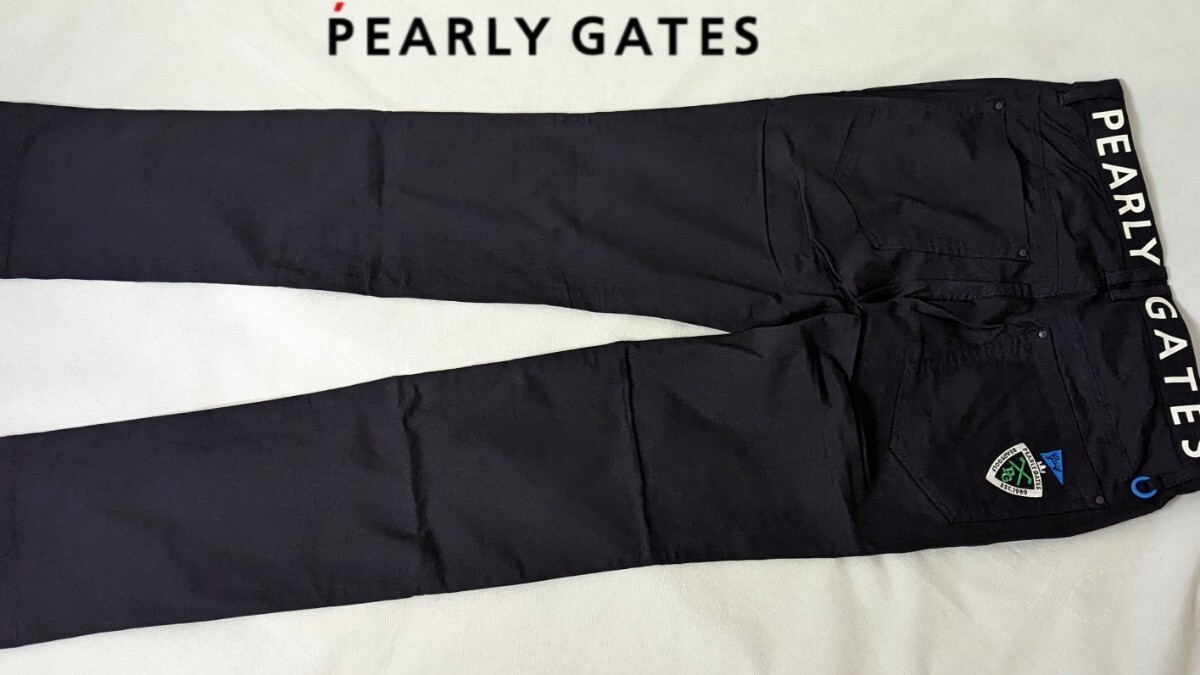 ★新品正規品 PEARLYGATES/パーリーゲイツメンズ5ポケット コットン/ポリエステル ストレッチパンツ 5(L) 春夏のゴルフに大活躍！接触冷感の画像5